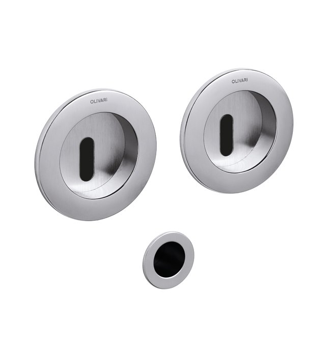 "GIOTTO" FLUSH HANDLE Olivari With Keyhole "GIOTTO" FLUSH HANDLE Olivari With Keyhole - Image 1