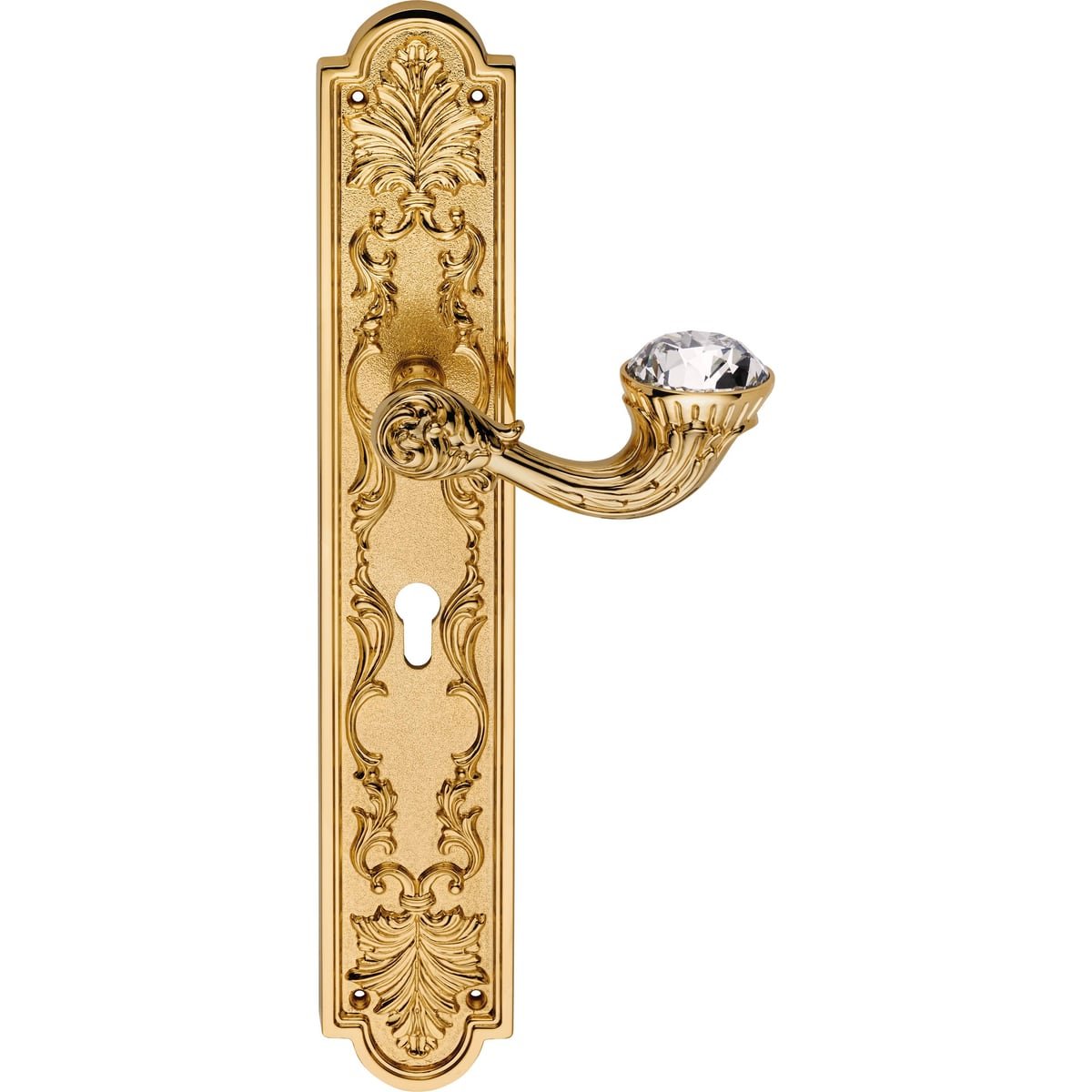 lcbulk-brilliant-diamond-1529pl Maniglia con placca Brilliant Diamond — Linea Calì 1529 PL - immagine 1