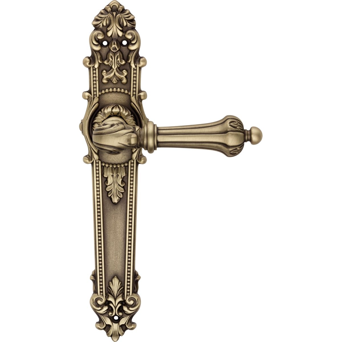 Charme 1590 PL — Door handle on backplate Charme | Linea Calì Door handle on backplate Charme — Linea Calì 1590 PL - Image 1
