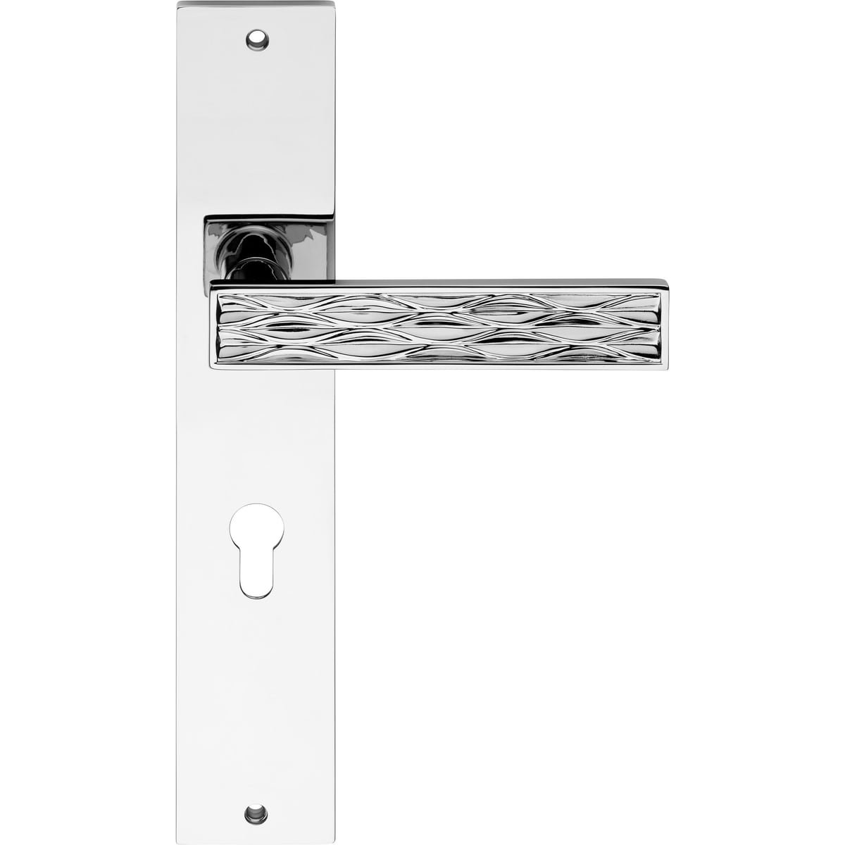 Dynamic 1645 PL — Door handle on backplate Dynamic | Linea Calì Door handle on backplate Dynamic — Linea Calì 1645 PL - Image 1