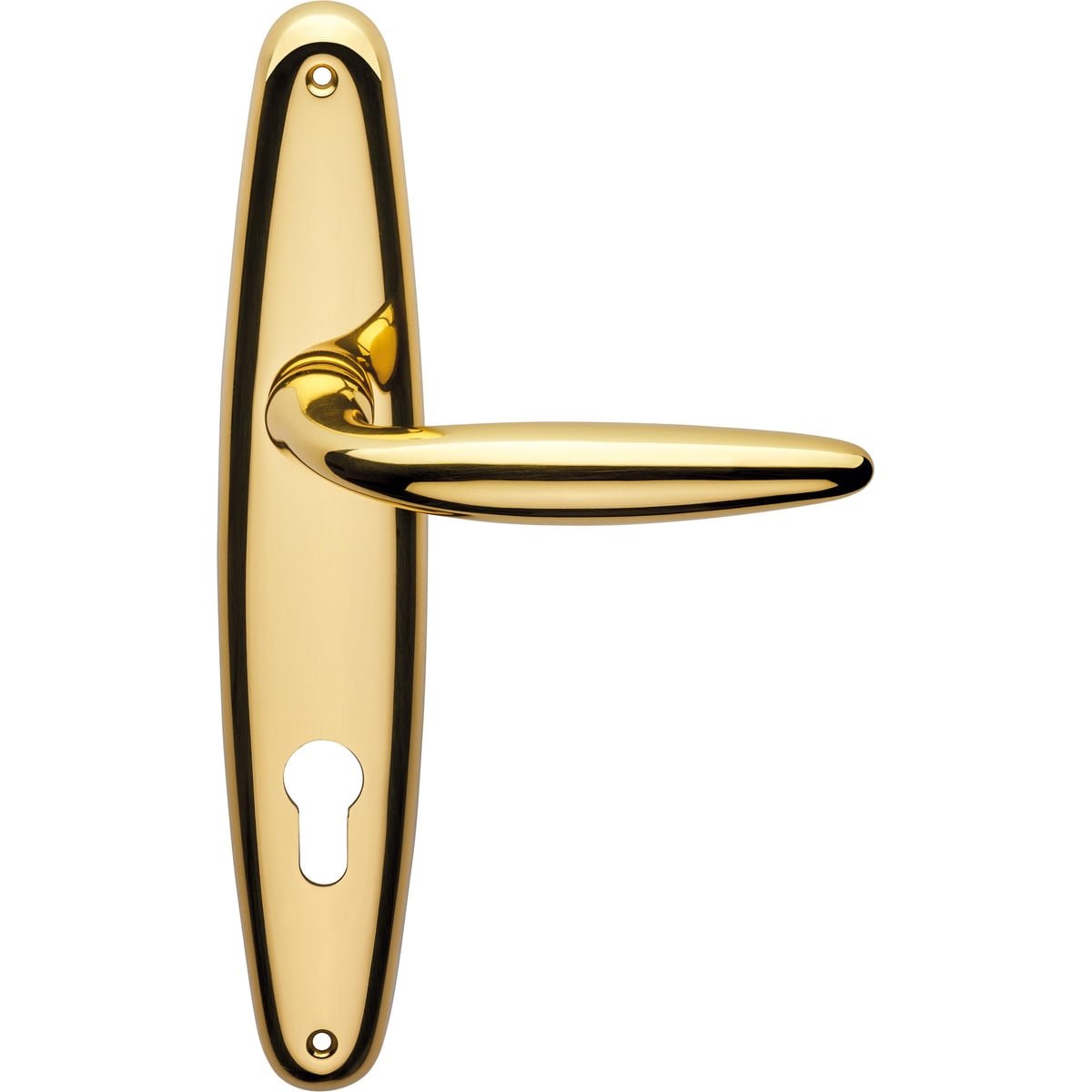 Kuba 930 PL — Door handle on backplate Kuba | Linea Calì Door handle on backplate Kuba — Linea Calì 930 PL - Image 1