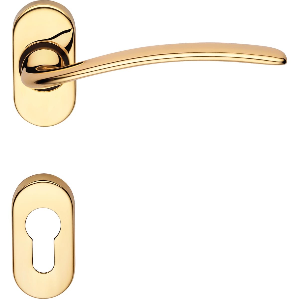 Piuma 1415 RB 096 — Door handle Piuma | Linea Calì Door handle Piuma — Linea Calì 1415 RB 096 - Image 1