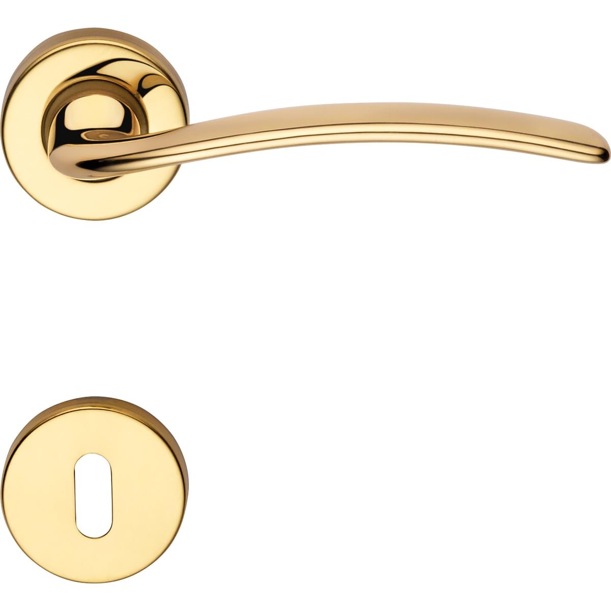 Piuma 1415 RB 101 — Door handle Piuma | Linea Calì Door handle Piuma — Linea Calì 1415 RB 101 - Image 1