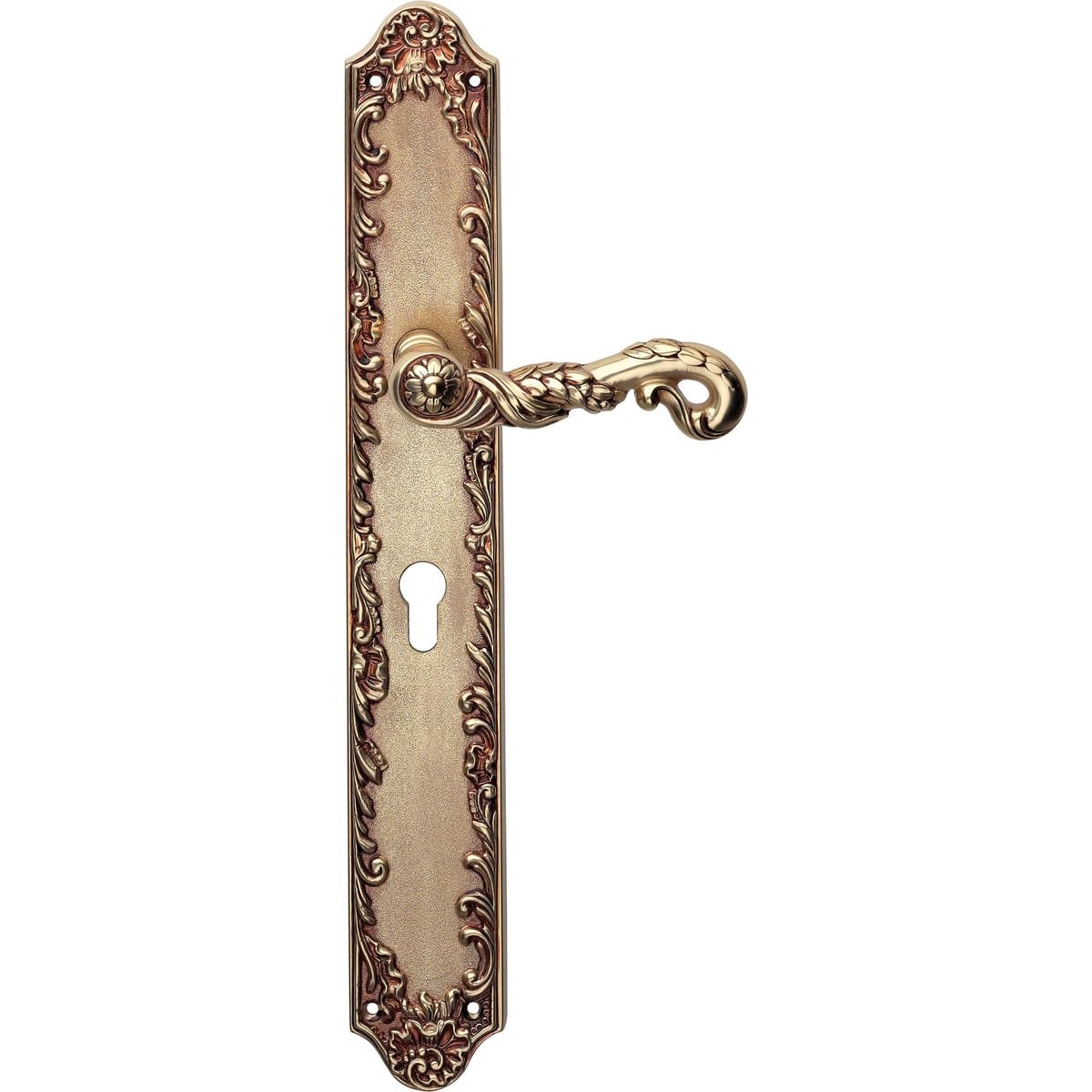 Poesia 1395 PL — Door handle on backplate Poesia | Linea Calì Door handle on backplate Poesia — Linea Calì 1395 PL - Image 1