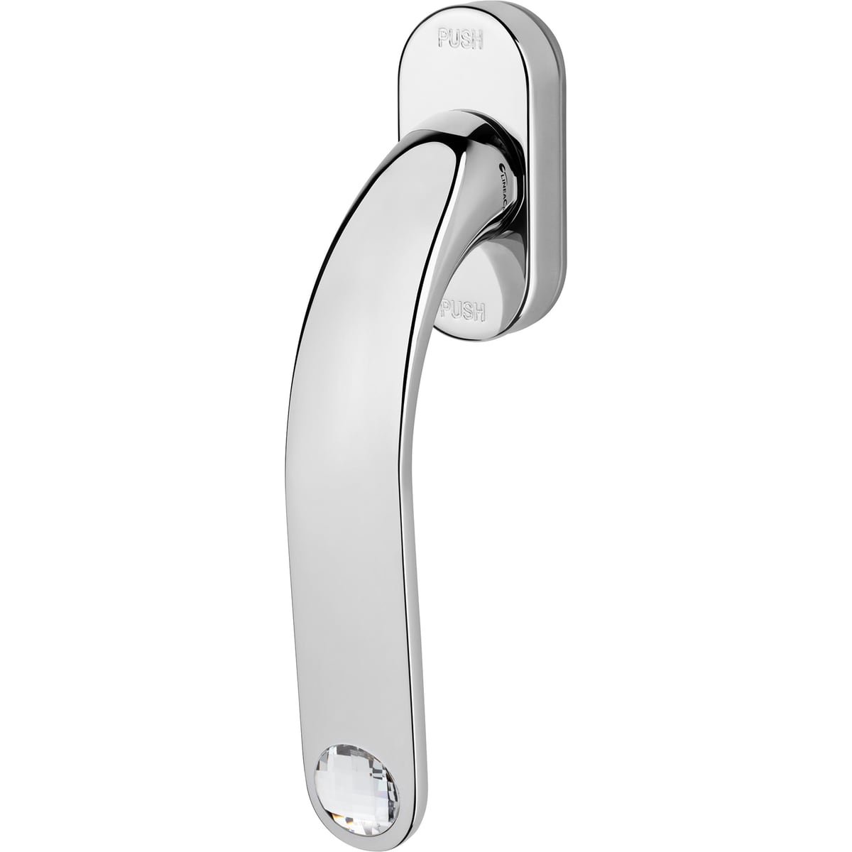 Point Crystal 1596 SK — SmartBlock window handle Point Crystal | Linea Calì SmartBlock window handle Point Crystal — Linea Calì 1596 SK - Image 1