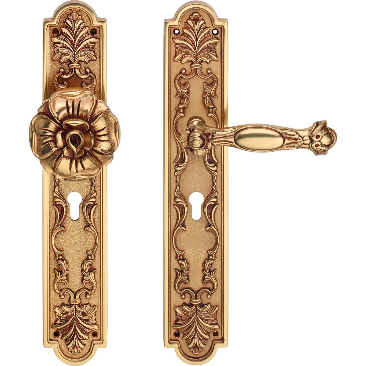 Queen 1405 KD/KS — Handle and knob set Queen | Linea Calì Handle and knob set Queen — Linea Calì 1405 KD/KS - Image 1
