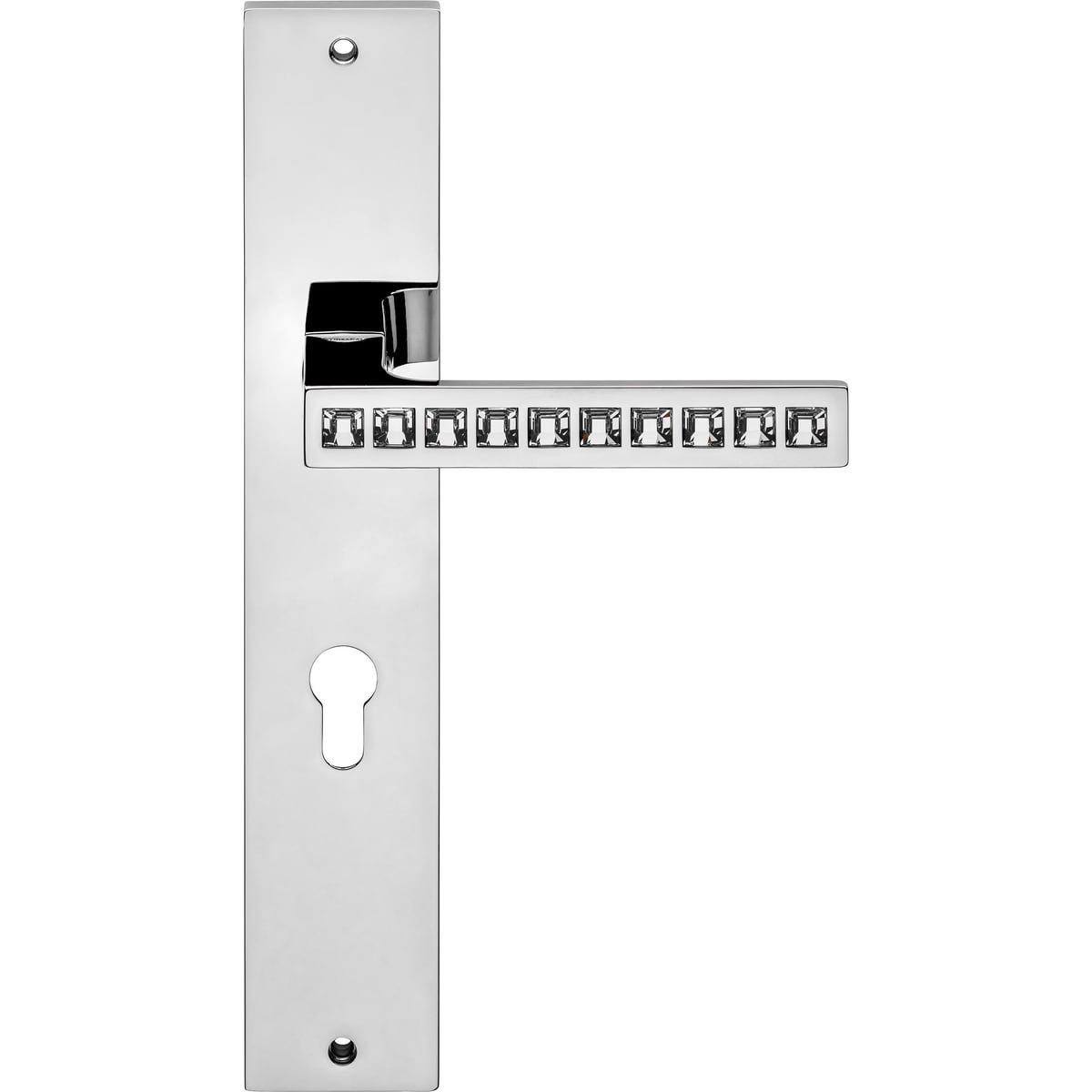 Reflex 1216 PL — Door handle on backplate Reflex | Linea Calì Door handle on backplate Reflex — Linea Calì 1216 PL - Image 1