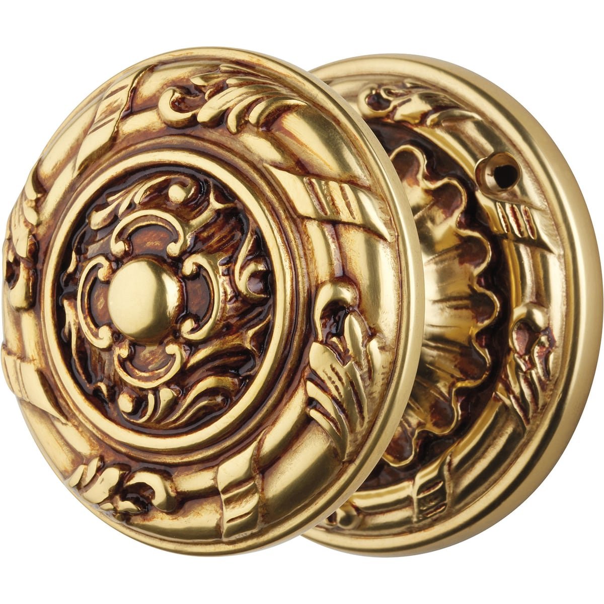 Rococò 1285 PT — Door pull knob Rococò | Linea Calì Door pull knob Rococò — Linea Calì 1285 PT - Image 1