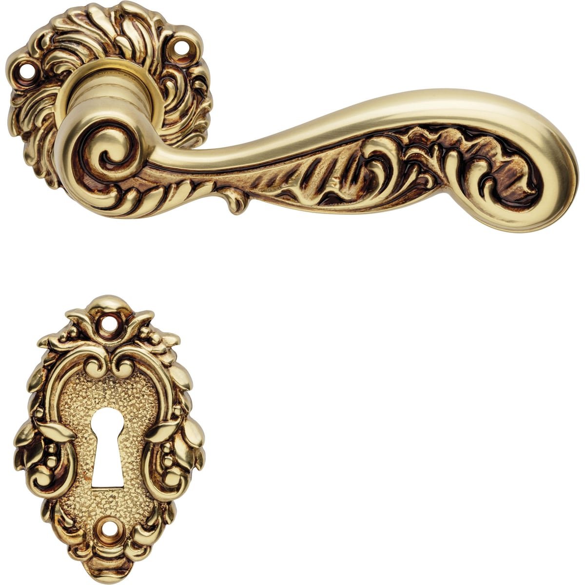 Rococò 1285 RB 078 — Door handle Rococò | Linea Calì Door handle Rococò — Linea Calì 1285 RB 078 - Image 1
