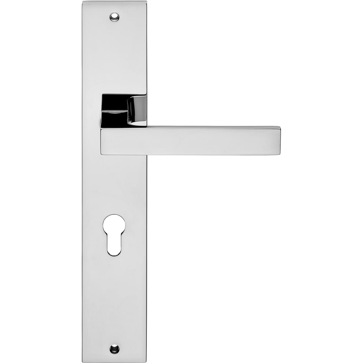 Zen 1153 PL — Door handle on backplate Zen | Linea Calì Door handle on backplate Zen — Linea Calì 1153 PL - Image 1
