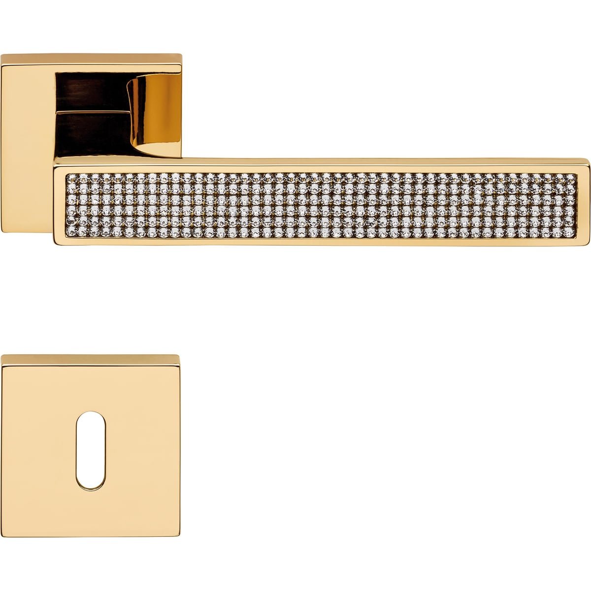 Zen Mesh 1157 RB 019 — Door handle Zen Mesh | Linea Calì Door handle Zen Mesh — Linea Calì 1157 RB 019 - Image 1