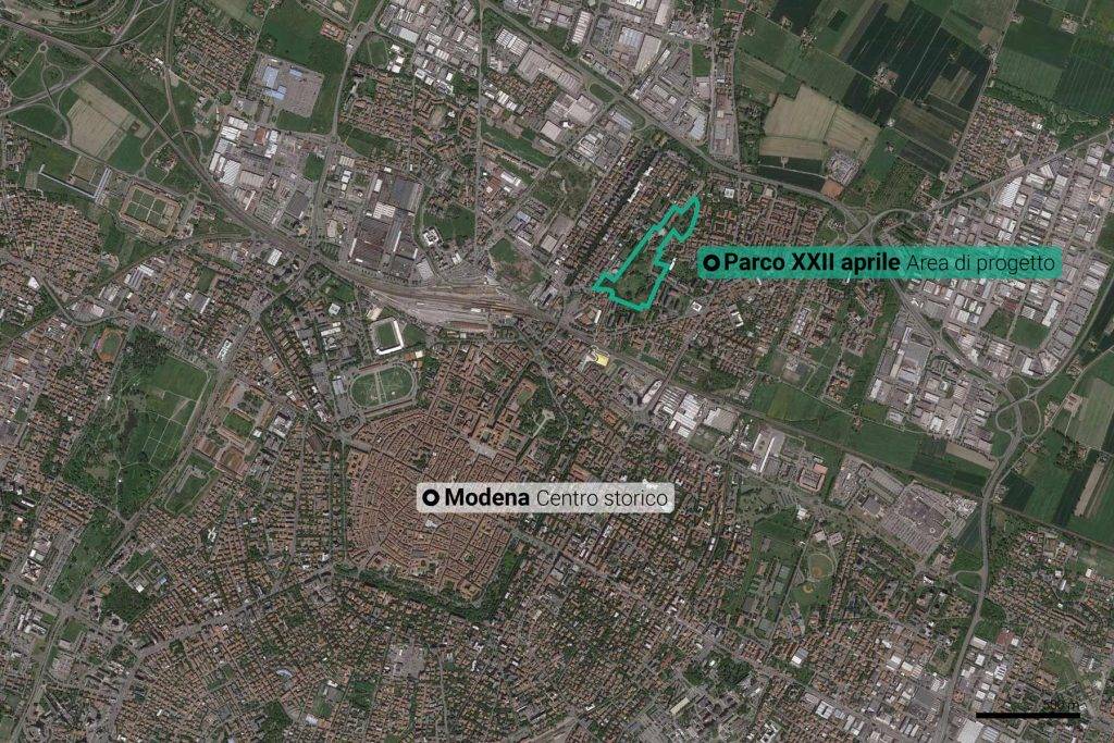 Uno degli ultimi progetti di Renzo Piano riguarda il Parco XXII Aprile del quartiere Crocetta di Modena.