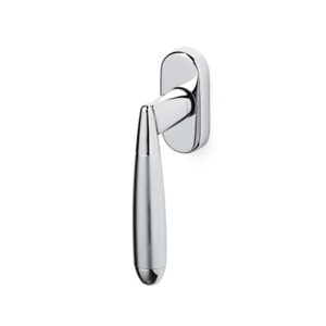 WINDOW HANDLE DK ASTER OLIVARI CA - Polished/Satin Chrome