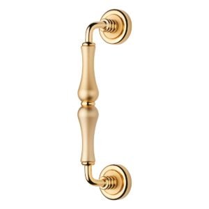 Maniglione Aldar Linea Calì con rosette 103, finitura oro
